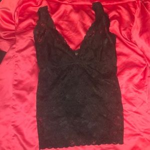 Cute Black Lace Camisole Top!!